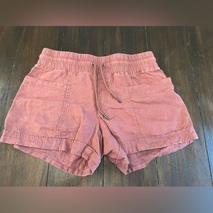 Athleta linen shorts